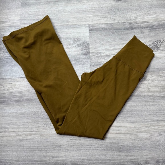 Aerie OFFLINE Pants - Aerie OFFLINE Real Me Flare Leggings Olive Green Size Small